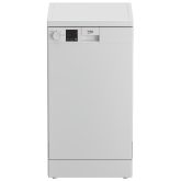 Beko DVS04X20W/M 10 Place Setting 4 Program Slimline Dishwasher