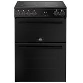 Belling Vision 60cm 4 Zone Ceramic Hob Double Oven Electric Mini Range Cooker
