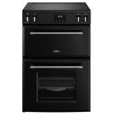 Belling Farmhouse 60cm 4 Zone Induction Hob Double Oven Electric Range Cooker