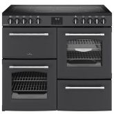 Belling Farmhouse 100cm 5 Zone Ceramic Hob Double Oven Electric Range Cooker