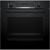 Bosch Series 4 HQA574BB3B Built-In 3D HotAir Single Electric Oven with Steam