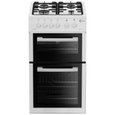 Flavel FTCG52W/M 50cm 4 Burner Gas Hob Twin Cavity All Gas Cooker