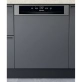 Hotpoint H3BL626X/M 14 Place Setting 5 Program Semi-Integrated Dishwasher
