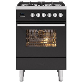 ILVE Torino 60cm 4 Burner Gas Hob Single Oven Dual Fuel Mini Range Cooker