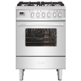 ILVE Torino 60cm 4 Burner Gas Hob Single Oven Dual Fuel Mini Range Cooker