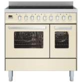 ILVE Torino 90cm 5 Zone Induction Hob Double Oven All Electric Range Cooker