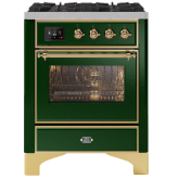 ILVE Majestic Milano 70cm 4 Burner Gas Hob Single Oven Dual Fuel Range Cooker