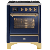 ILVE Majestic Milano 70cm 4 Burner Gas Hob Single Oven Dual Fuel Range Cooker