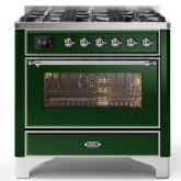 ILVE Majestic Milano 90cm 6 Burner Gas Hob Single Oven Dual Fuel Range Cooker