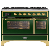 ILVE Majestic Milano 120cm 7 Burner Gas Hob Double Oven Dual Fuel Range Cooker