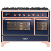 ILVE Majestic Milano 120cm 7 Burner Gas Hob Double Oven Dual Fuel Range Cooker