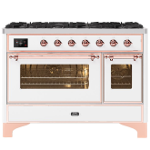 ILVE Majestic Milano 120cm 7 Burner Gas Hob Double Oven Dual Fuel Range Cooker
