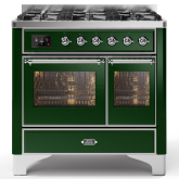 ILVE Majestic Milano 100cm 6 Burner Gas Hob Double Oven Dual Fuel Range Cooker
