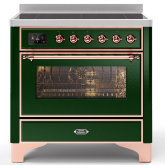 ILVE Majestic Milano 90cm 6 Zone Induction Hob Single Oven Electric Range Cooker