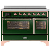 ILVE Majestic Milano 120cm 7 Zone Induction Hob Twin Oven Electric Range Cooker