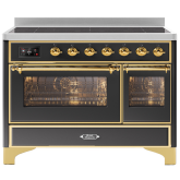 ILVE Majestic Milano 120cm 7 Zone Induction Hob Twin Oven Electric Range Cooker