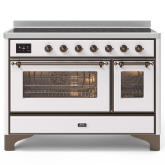 ILVE Majestic Milano 120cm 7 Zone Induction Hob Twin Oven Electric Range Cooker