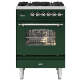 ILVE Milano 60cm 4 Burner Gas Hob Single Oven Dual Fuel Mini Range Cooker