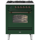 ILVE Milano 70cm 4 Burner Gas Hob Single Oven Dual Fuel Mini Range Cooker