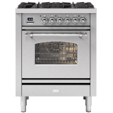 ILVE Milano 70cm 4 Burner Gas Hob Single Oven Dual Fuel Mini Range Cooker