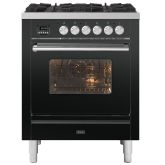 ILVE Roma 70cm 4 Burner Gas Hob Single Oven Dual Fuel Mini Range Cooker