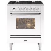 ILVE Roma 70cm 4 Burner Gas Hob Single Oven Dual Fuel Mini Range Cooker
