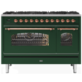 ILVE Milano 120cm 7 Burner Gas Hob Double Oven Dual Fuel Range Cooker