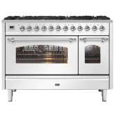 ILVE Milano 120cm 7 Burner Gas Hob Double Oven Dual Fuel Range Cooker