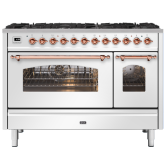 ILVE Milano 120cm 7 Burner Gas Hob Double Oven Dual Fuel Range Cooker