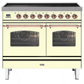 ILVE Milano 100cm 6 Zone Induction Hob Double Oven All Electric Range Cooker