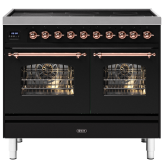 ILVE Milano 100cm 6 Zone Induction Hob Double Oven All Electric Range Cooker