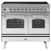ILVE Milano 100cm 6 Zone Induction Hob Double Oven All Electric Range Cooker