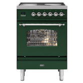 ILVE Milano 60cm 4 Zone Induction Hob Single Oven All Electric Mini Range Cooker