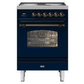 ILVE Milano 60cm 4 Zone Induction Hob Single Oven All Electric Mini Range Cooker