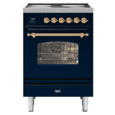 ILVE Milano 60cm 4 Zone Induction Hob Single Oven All Electric Mini Range Cooker