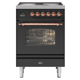 ILVE Milano 60cm 4 Zone Induction Hob Single Oven All Electric Mini Range Cooker