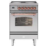 ILVE Milano 60cm 4 Zone Induction Hob Single Oven All Electric Mini Range Cooker