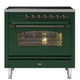 ILVE Milano 90cm 6 Zone Induction Hob Single Oven Dual Fuel Range Cooker