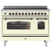 ILVE Milano 120cm 7 Zone Induction Hob Double Oven All Electric Range Cooker