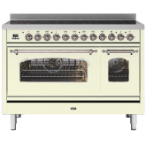 ILVE Milano 120cm 7 Zone Induction Hob Double Oven All Electric Range Cooker