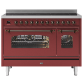 ILVE Milano 120cm 7 Zone Induction Hob Double Oven All Electric Range Cooker