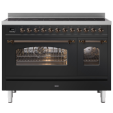 ILVE Milano 120cm 7 Zone Induction Hob Double Oven All Electric Range Cooker