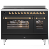 ILVE Milano 120cm 7 Zone Induction Hob Double Oven All Electric Range Cooker