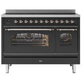ILVE Milano 120cm 7 Zone Induction Hob Double Oven All Electric Range Cooker