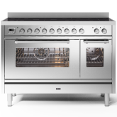 ILVE Roma 120cm 7 zone Induction Hob Double Oven All Electric Range Cooker