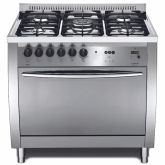 Lofra Curva 90cm 5 Burner Gas Hob Single Oven All Gas Range Cooker