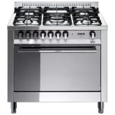 Lofra Maxima 90cm 5 Burner Gas Hob Single Oven Dual Fuel Range Cooker