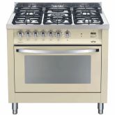 Lofra Rainbow 90cm 5 Burner Gas Hob Single Oven Dual Fuel Range Cooker