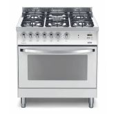Lofra Rainbow 80cm 5 Burner Gas Hob Single Oven Dual Fuel Range Cooker