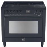 Lofra Professional 90cm 5 Zone Induction Hob Single Oven Electric Range Cooker